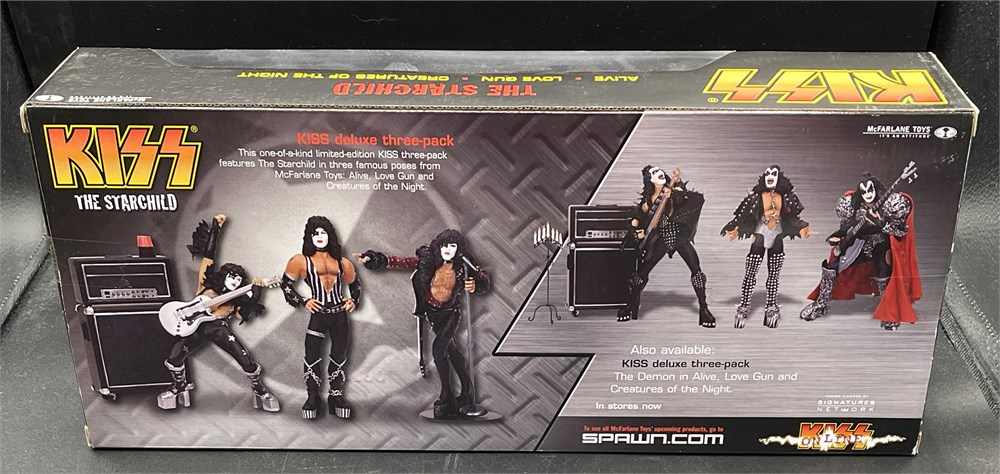 McFarlane Toys store Kiss Alive Complete Band Set Of Figures In Box / Super Stage Fig