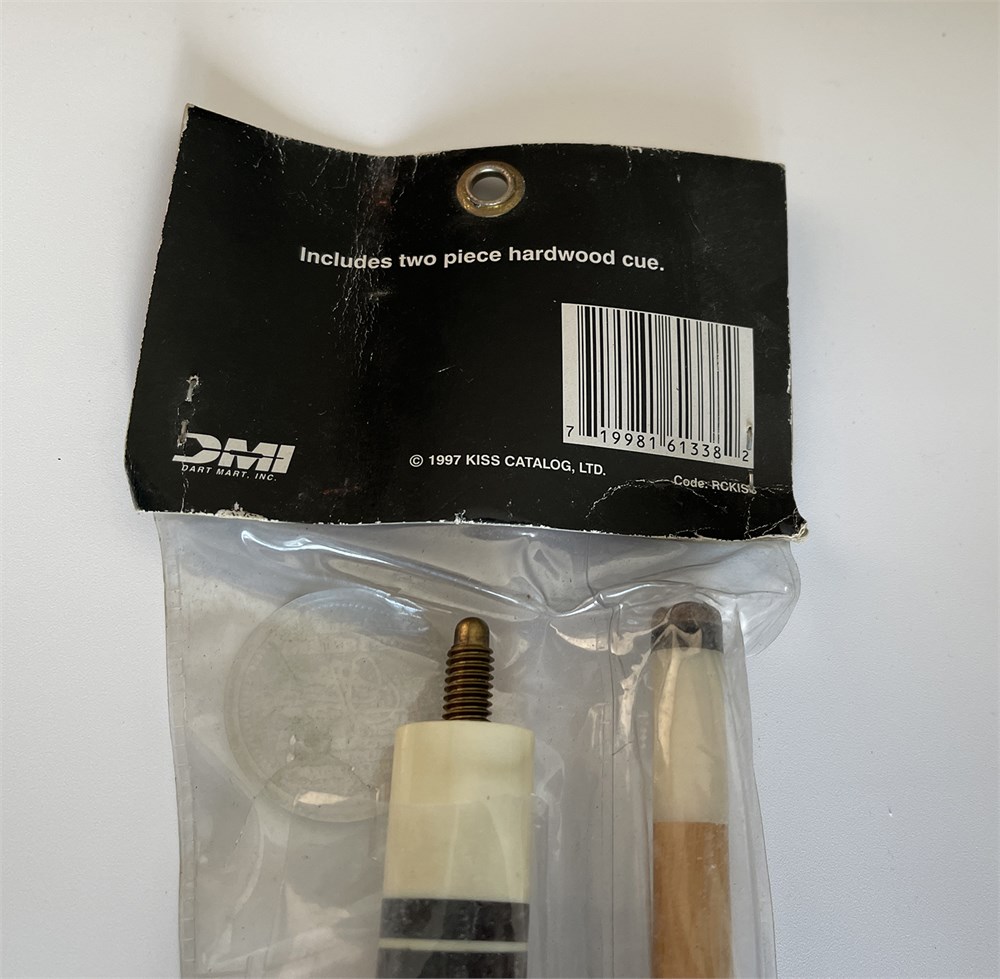 Gene Simmons Auctions 1997 KISS Pool Cue Stick Rock And Roll Over