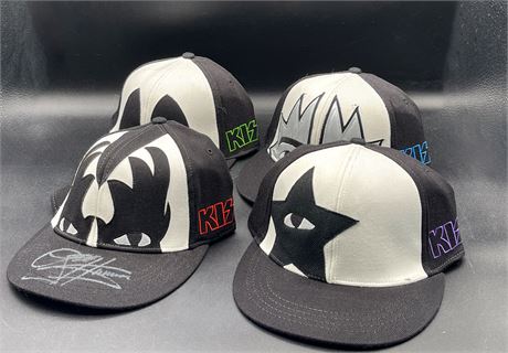 2010 - Set of 4 Virtis KISS Icon Symbols Hats
