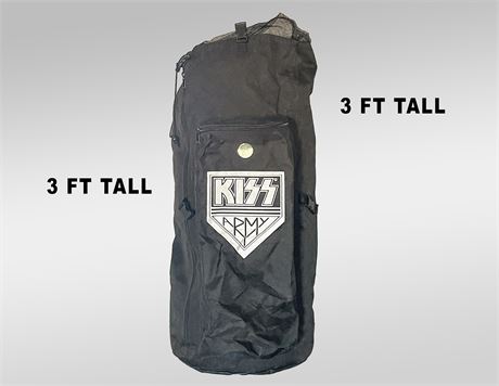 Very Large Military Style KISS ARMY Duffle Bag