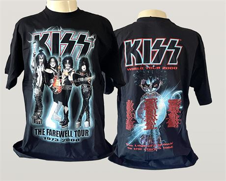 kiss farewell tour t shirts