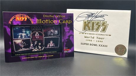 1999 KISS SUPER Bowl XXXIII - VIP Ticket Holder Promo Card